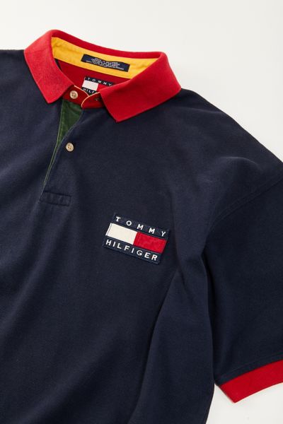 Vintage Tommy Hilfiger '90s Flag Polo Shirt | Urban Outfitters