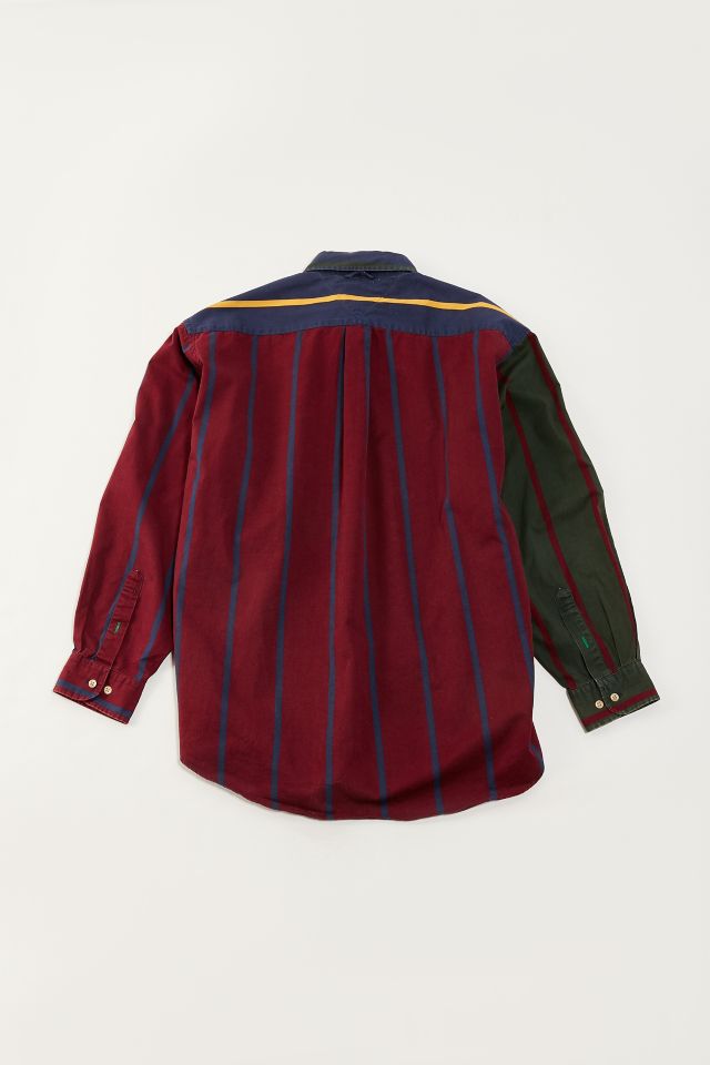 Vintage Tommy Hilfiger ‘90s Burgundy + Navy Button-Down Shirt #2