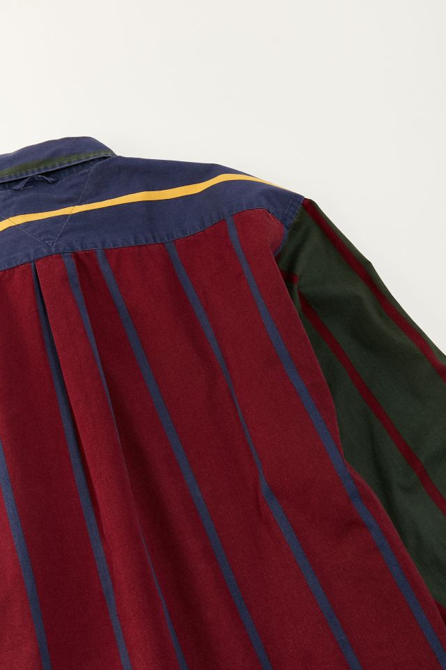Vintage Tommy Hilfiger ‘90s Burgundy + Navy Button-Down Shirt #3