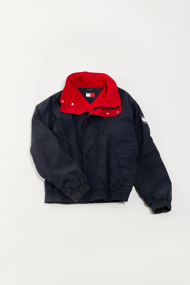 Vintage Tommy Hilfiger '90s Navy Bomber Jacket | Urban Outfitters