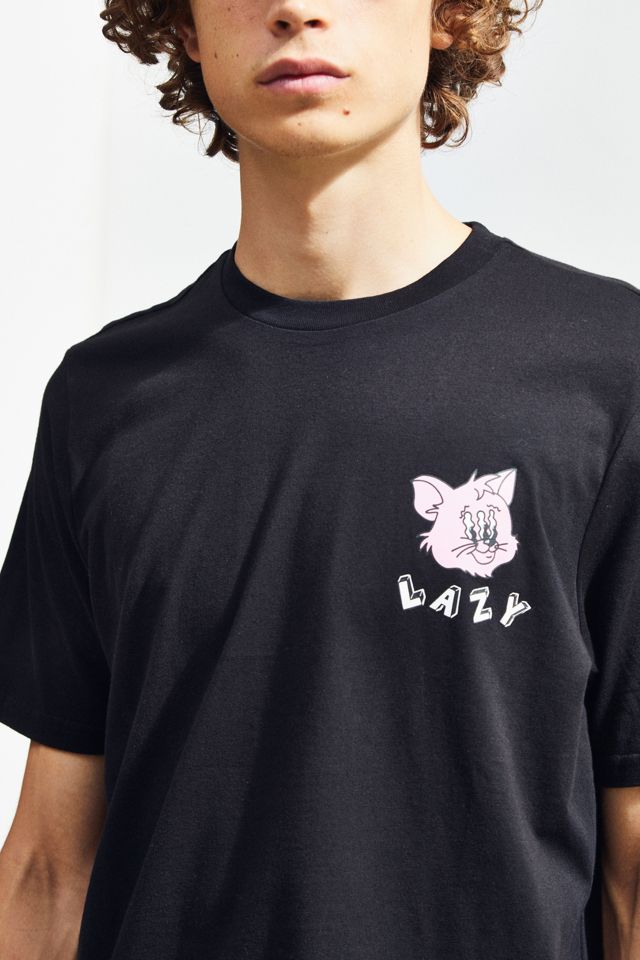 Lazy Oaf Lazy Cat Tee | Urban Outfitters