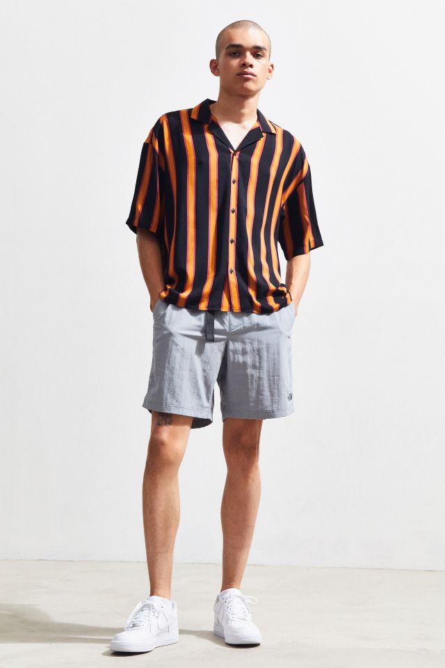 Loom Retro Stripe Short Sleeve Button-Down Shirt #5