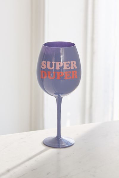 Super Duper Xl Wine Glass Urban Outfitters