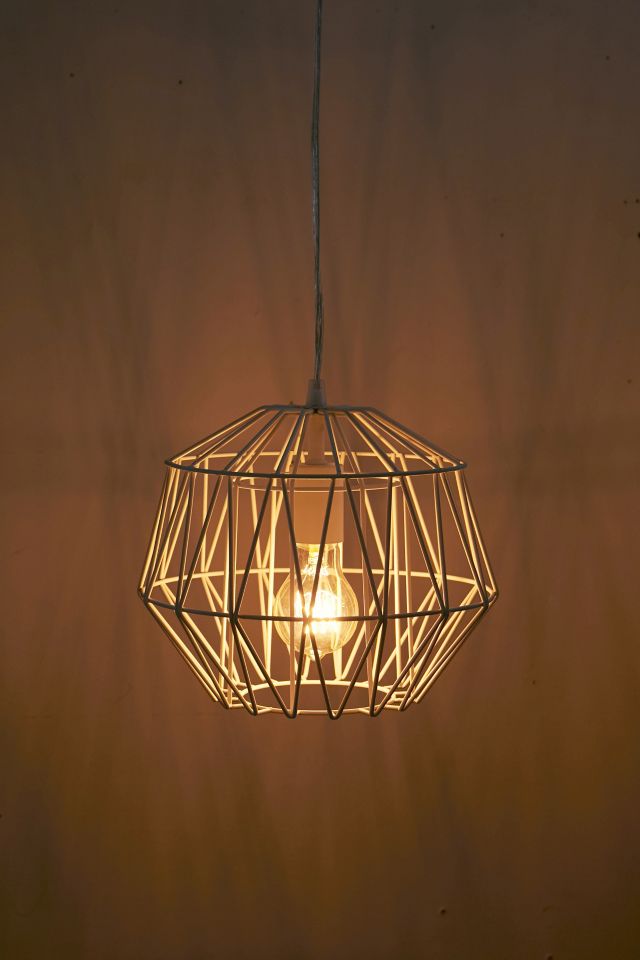 Mindy Caged Diamond Pendant Light #1