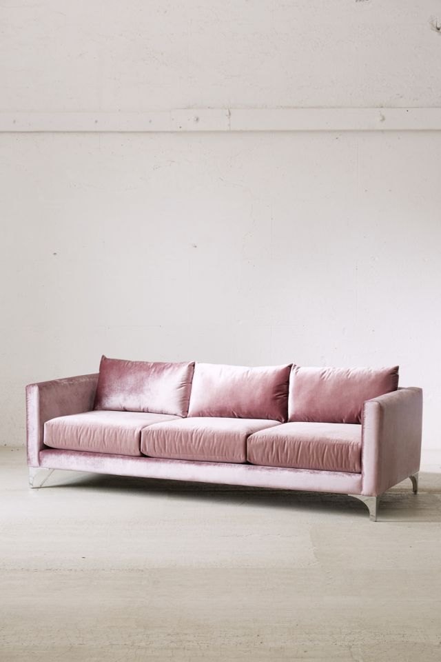 Chamberlin velvet store sofa