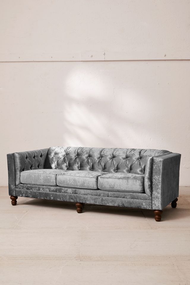 Graham Crushed Velvet Sofa #1