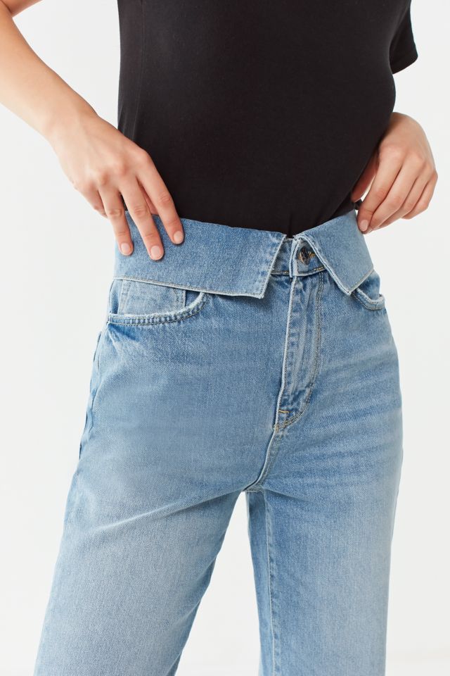 Jeans jambe droite à rabat Zayley BDG #1