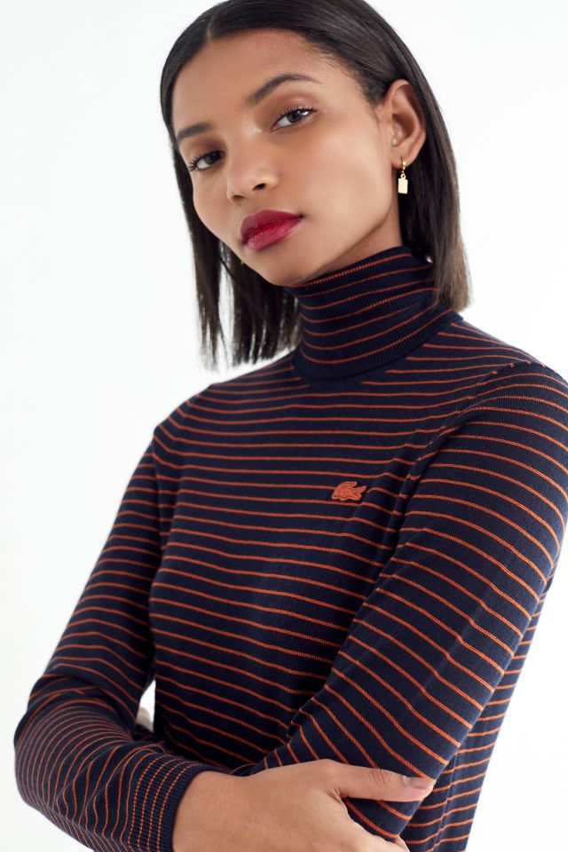 Lacoste Striped Turtleneck Sweater #3