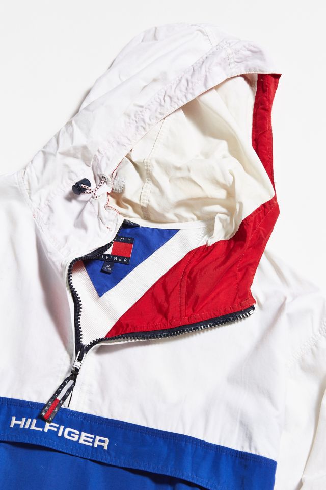 Vintage Tommy Hilfiger Red White + Blue Anorak Jacket #1
