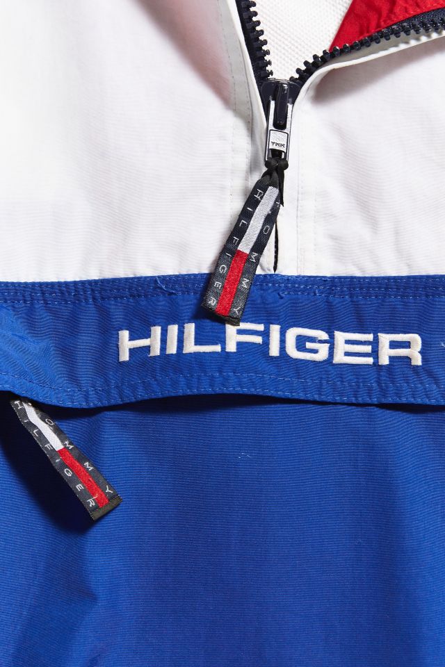 Vintage Tommy Hilfiger Red White + Blue Anorak Jacket #3