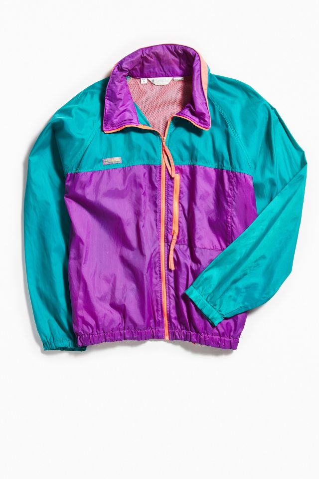 Pink and sale green windbreaker