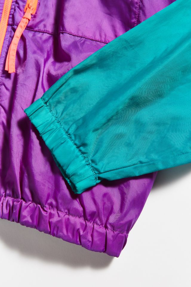 Vintage Columbia Purple + Green Windbreaker Jacket #2