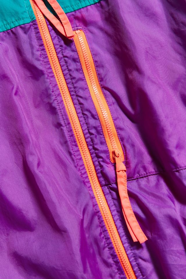 Vintage Columbia Purple + Green Windbreaker Jacket #3