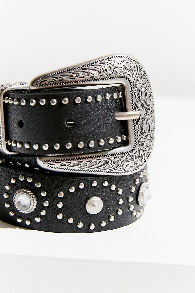 Stud + Stone Metal-Tipped Western Belt #2