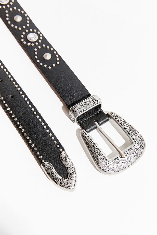 Stud + Stone Metal-Tipped Western Belt #3