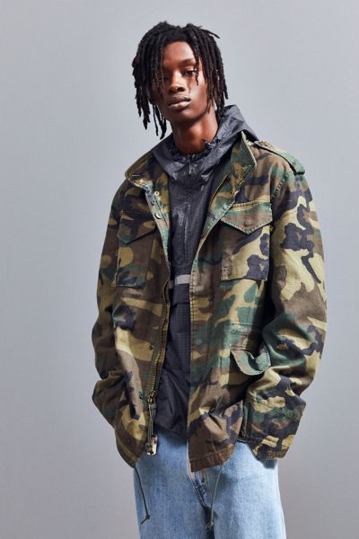 Alpha Industries M 65 Camo Defender Jacket Urban Outfitters Canada