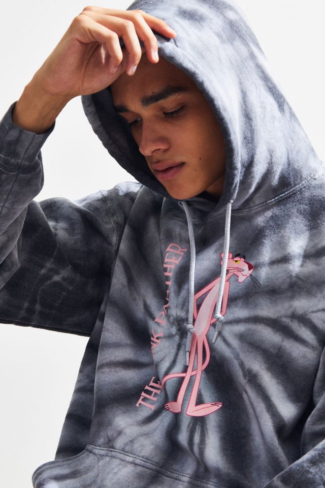 Urban Outfitters Physics Pigment Dye Hoodie Sweatshirt in Pink for Men