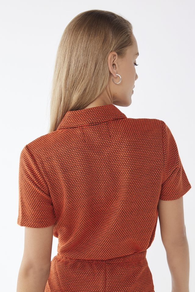 Chemise à Col Zippé au Quart Stussy Faye #2