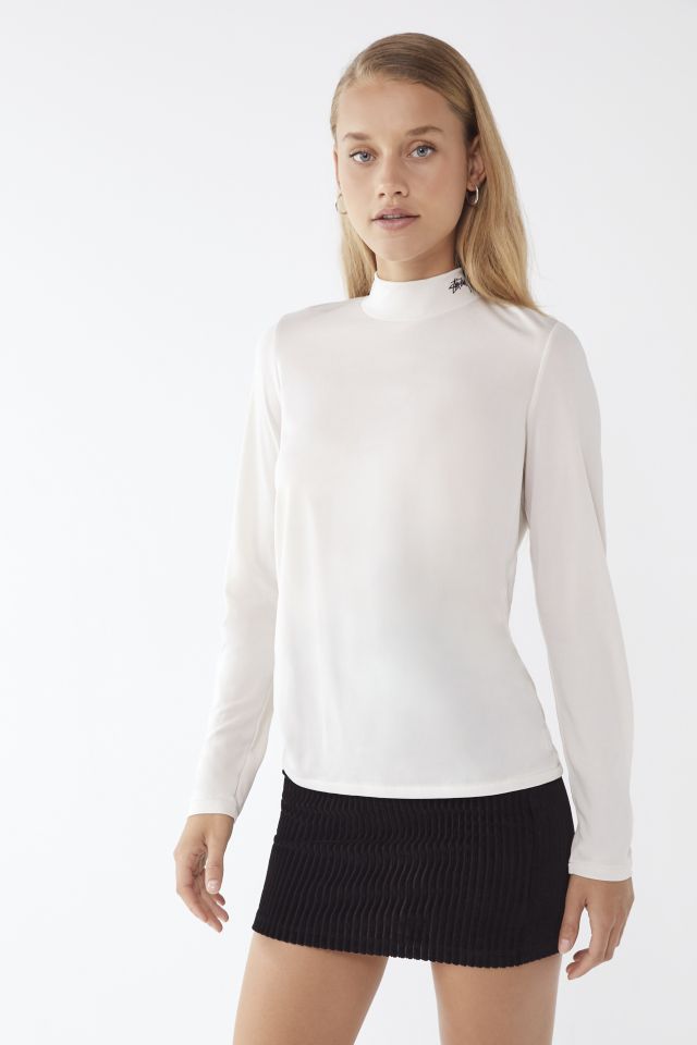 Stussy Anna Mock-Neck Long Sleeve Tee #3