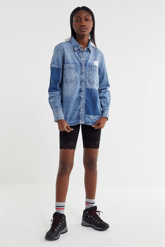 Calvin Klein Jeans Denim Patch Utility Shirt #1