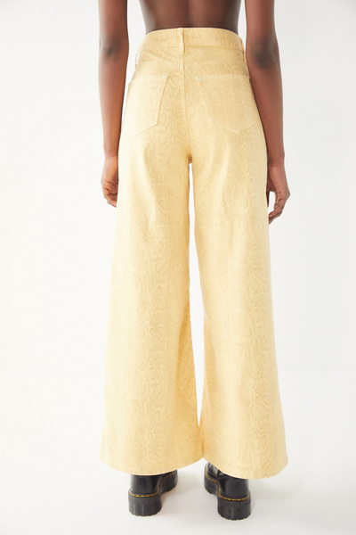 BDG Marilyn Snakeskin Wide Leg Jean | Urban Outfitters Canada
