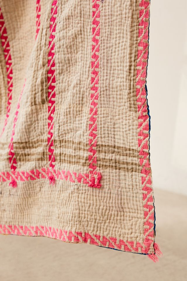 One-Of-A-Kind Kantha Quilt #2