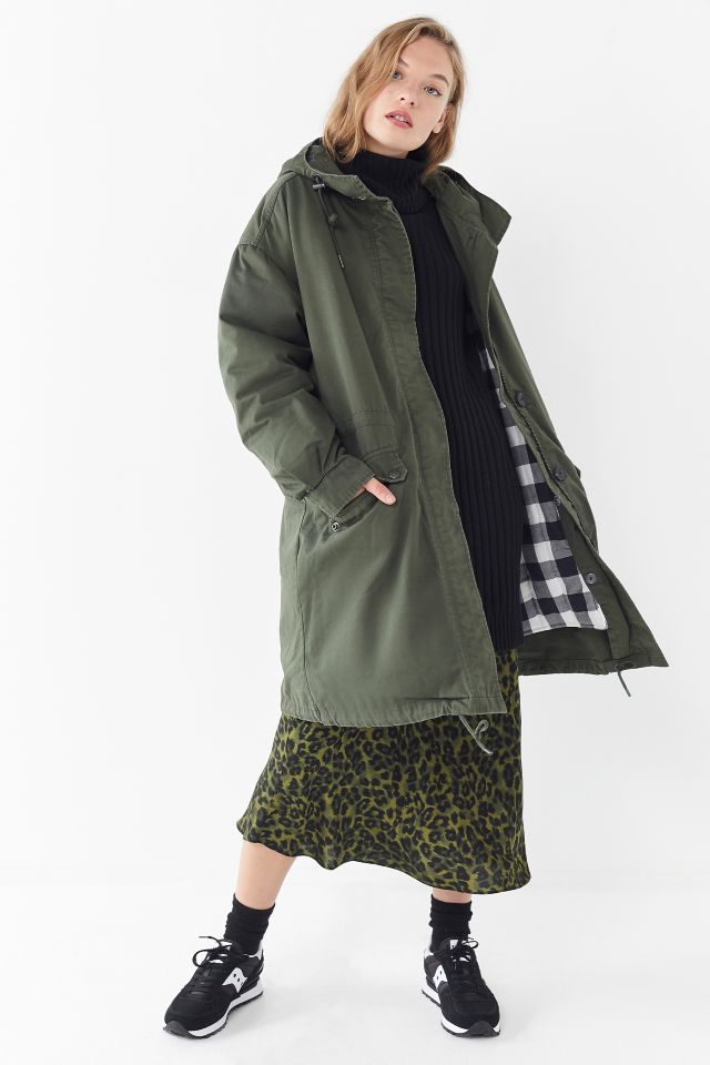 Calvin klein military coat hotsell