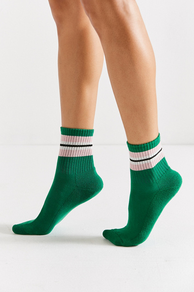 Out From Under Colorblock Striped Crew Sock | Urban Outfitters