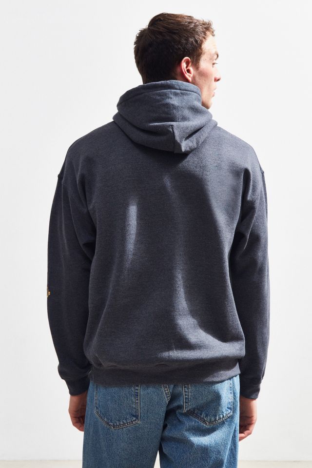 Embroidered Happy Flower Hoodie Sweatshirt | Urban