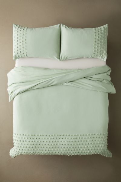 Tufted Dot Cotton Duvet Cover