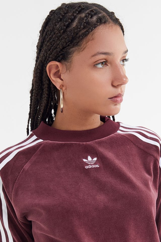 Adidas sales velvet pullover