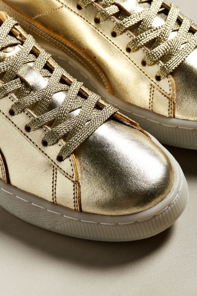 Puma Suede Classic 50th Gold Sneaker #2