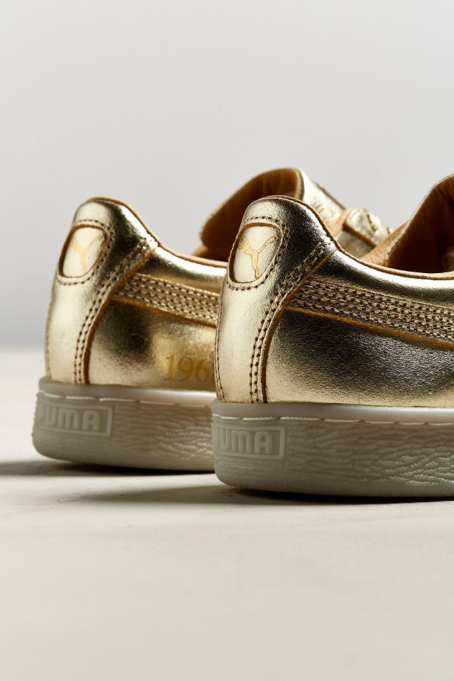 Puma Suede Classic 50th Gold Sneaker #3