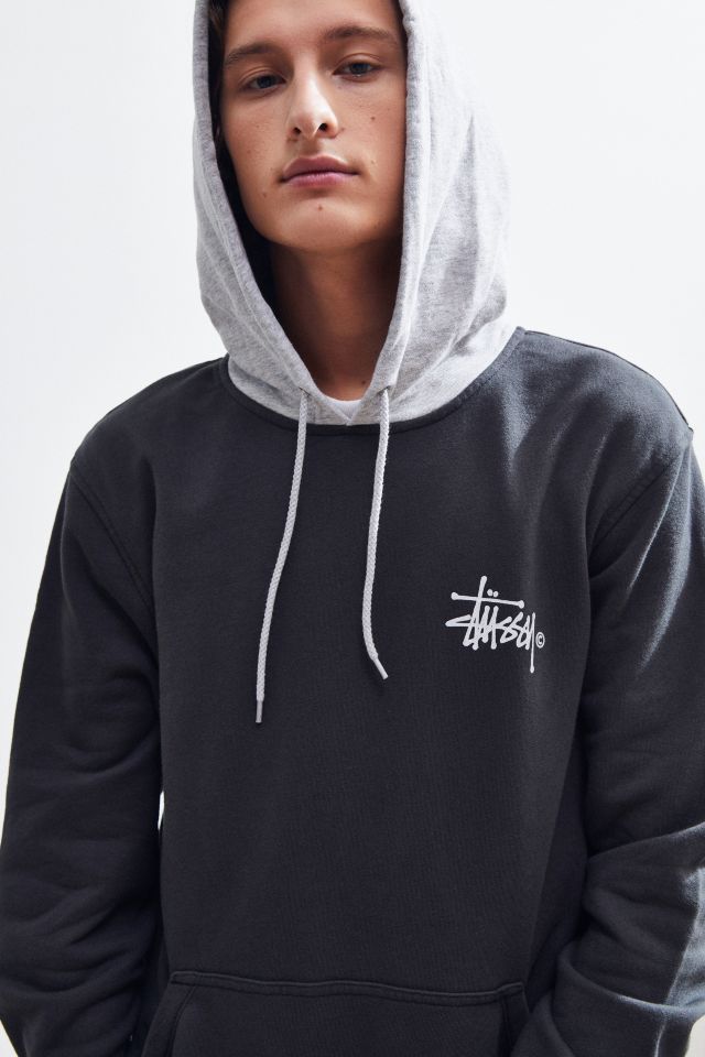 Stussy Two-Tone Hoodie Sweatshirt