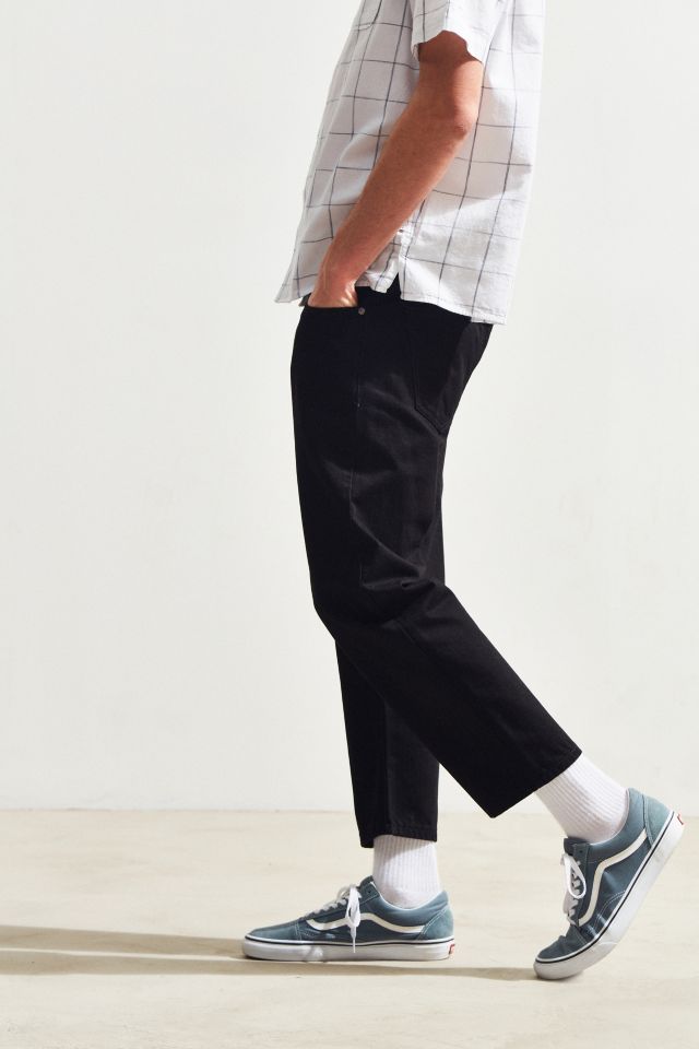 Dr. Denim Otis Black Wash Cropped Jean #2