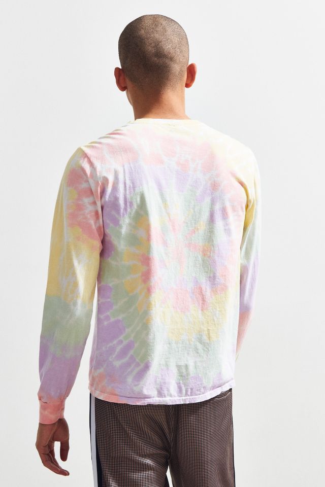Tie-Dye Smile Long Sleeve Tee #4