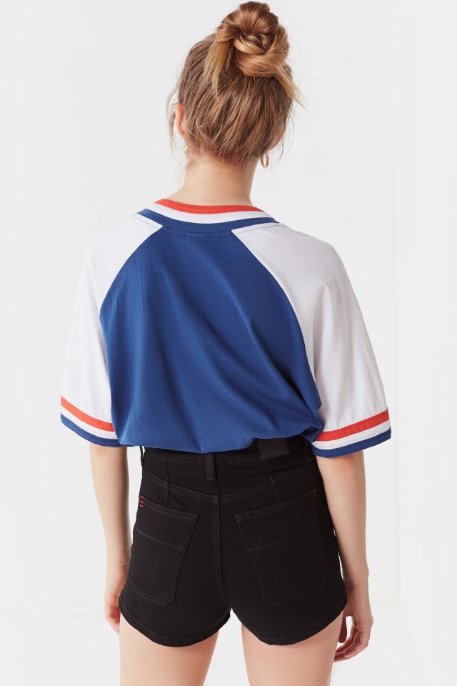 UO Colorblock Crest V-Neck Tee #2