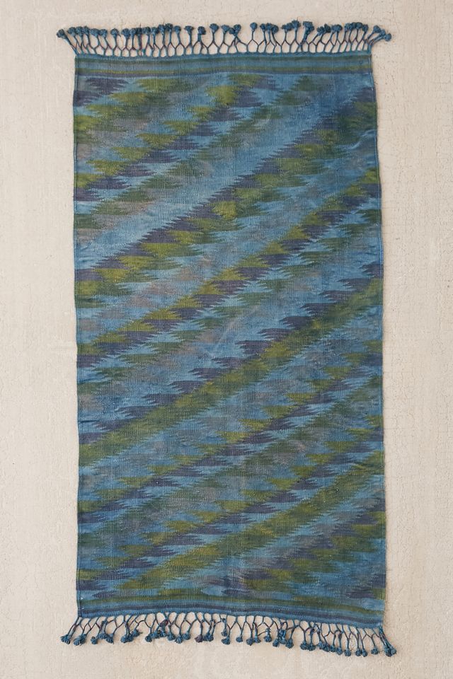 OneOfAKind BlueGreen Woven Rug Urban Outfitters