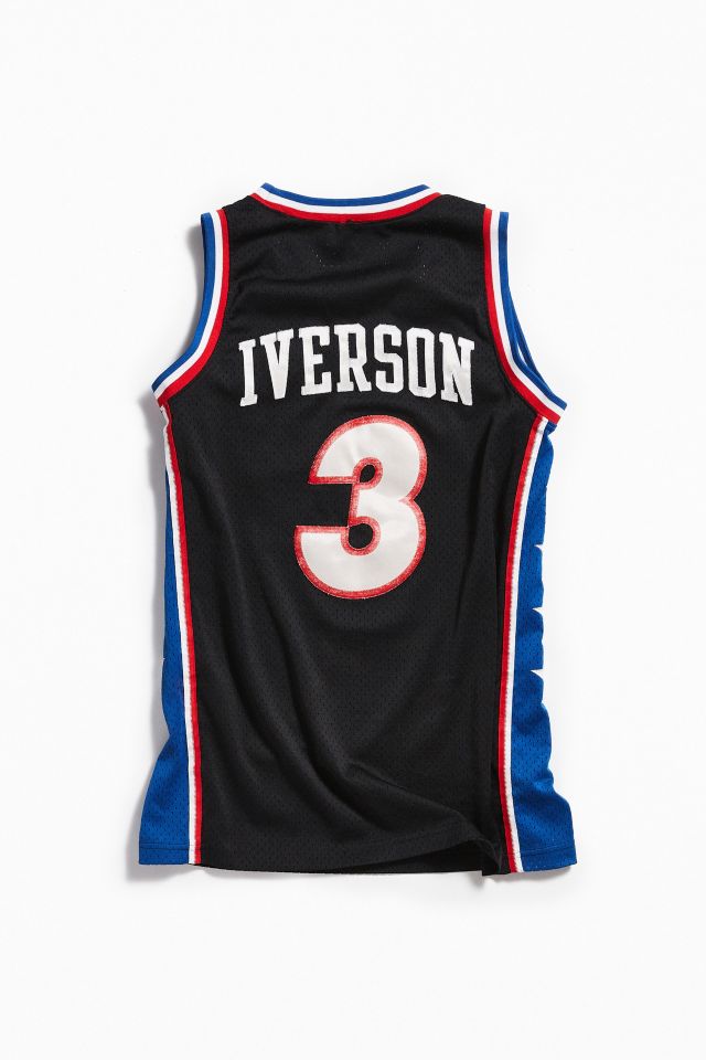 Vintage Nike Allen Iverson Sixers Basketball Jersey Urban Outfitters