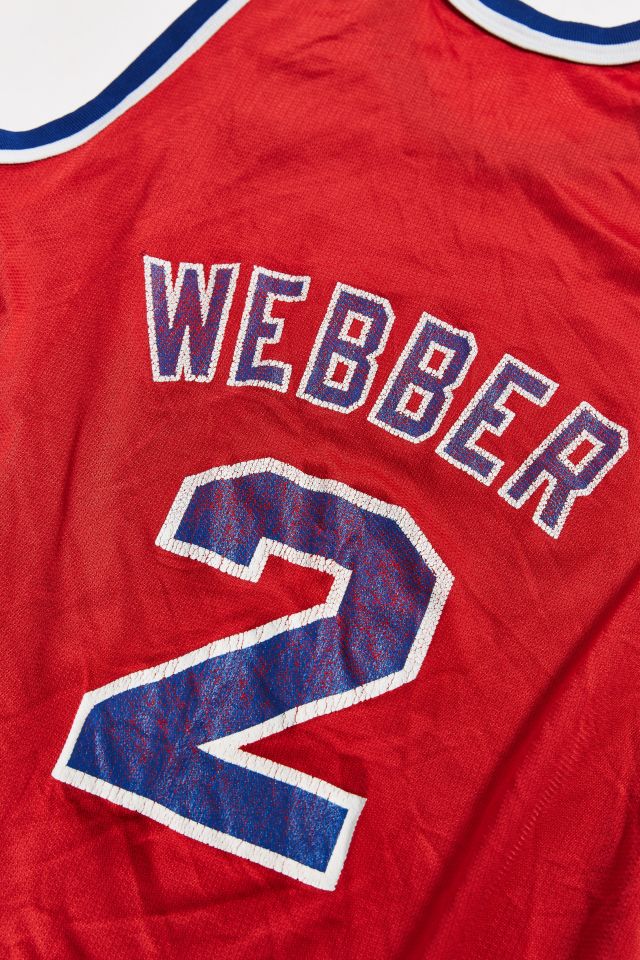 Vintage Washington Bullets Champion Chris Webber #2 Basketball Jersey