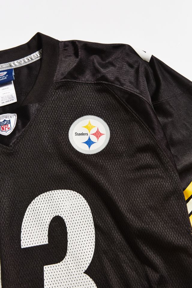 Reebok - T-shirt de football vintage Troy Polamalu Pittsburgh Steelers #4