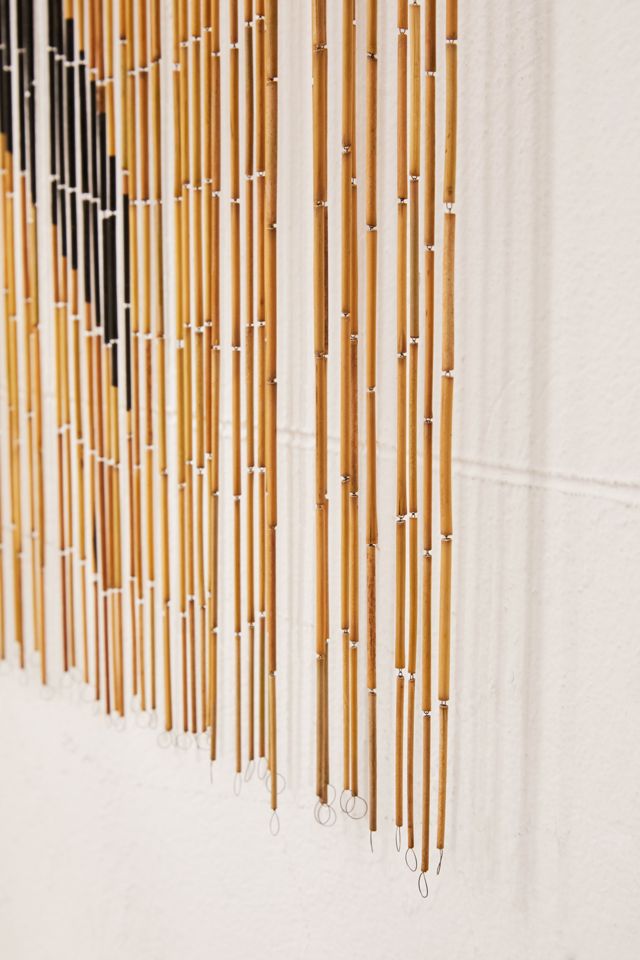 Moon Phase Bamboo Beaded Curtain #3