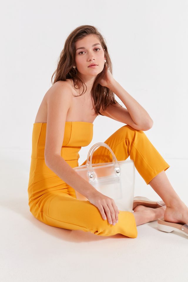 Urban outfitters store yellow jumpsuit