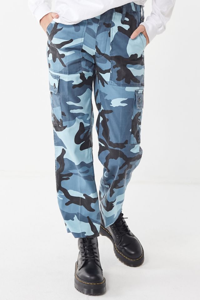 Urban outfitters sale blue camo trousers