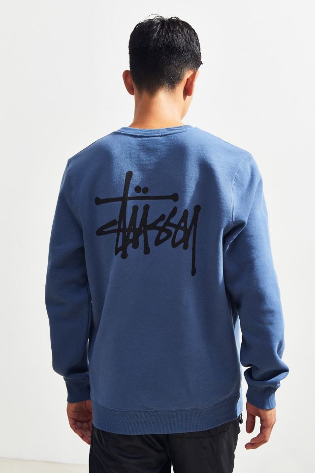 Stussy Arch Logo Crew Neck Sweatshirt, Urban Outfitters