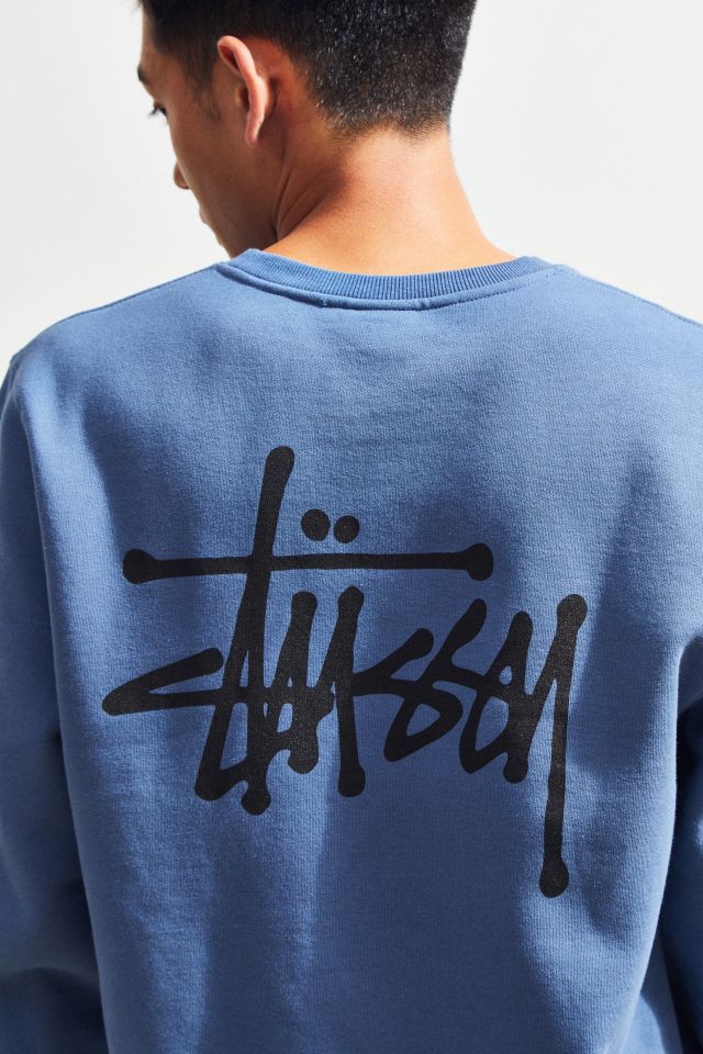 Stussy Arch Logo Crew Neck Sweatshirt, Urban Outfitters