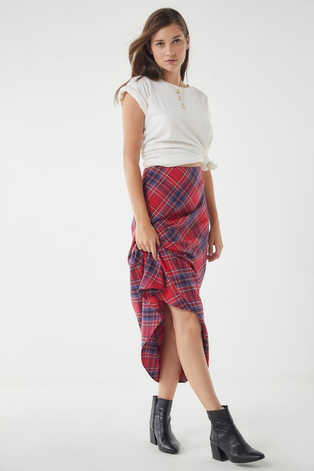 UO Court Plaid Midi Skirt #3
