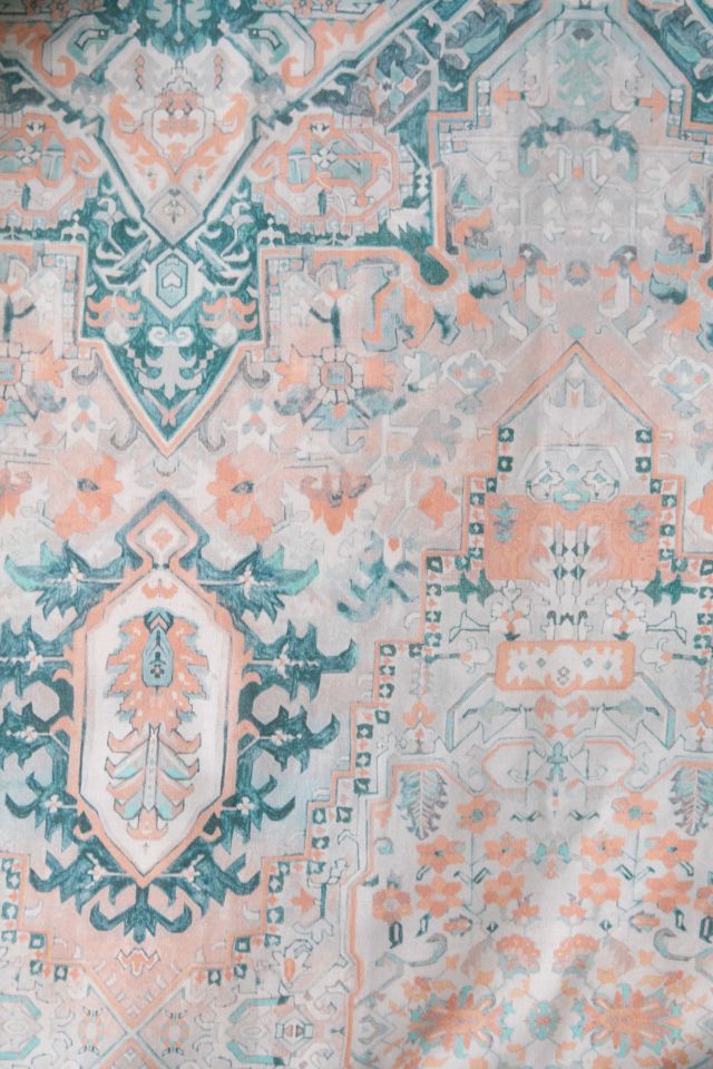 Housse de couette à glands et imprimé de style tapis Minka #4