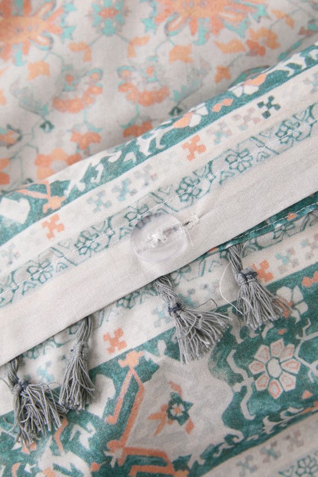 Housse de couette à glands et imprimé de style tapis Minka #5