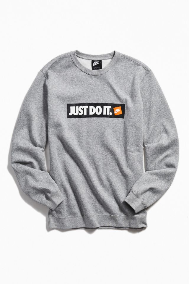 Nike sweatshirt discount just do it